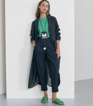 NAYA CUFF TROUSER  IN BLACK