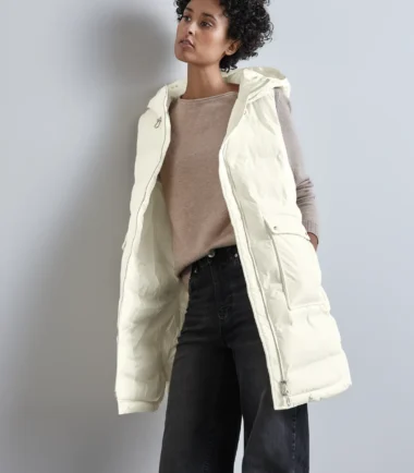 Street one cream gilet