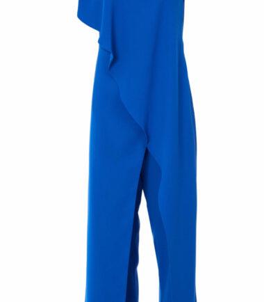 KATE COOPER blue Jumpsuit with over frill section