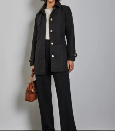 Street one black Trenchcoat