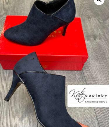 Kate Appleby ‘Narbeth’ Navy Suede Shoe Boot