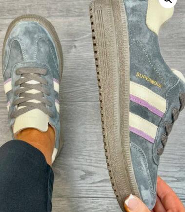 Drilleys Blue Trainers – Eighty Three