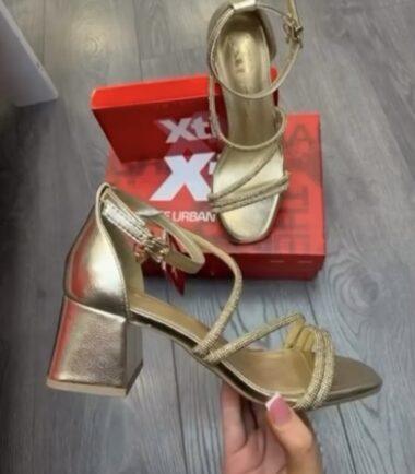 XTI gold  heels