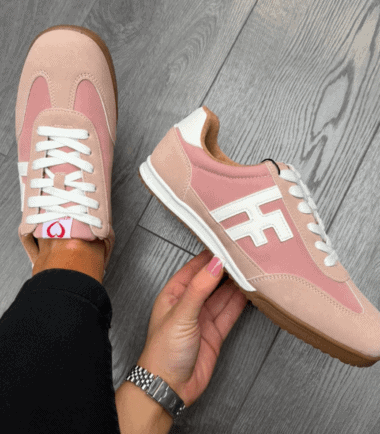 heavenly feet Blush pink trainers