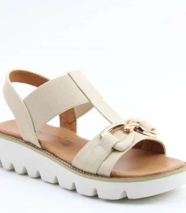 heavenly feet beige   sandals