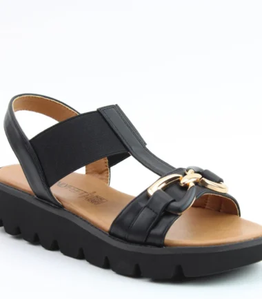 heavenly feet black  sandals