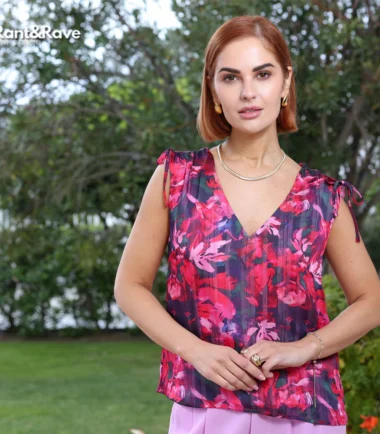 Rant and Rave Imogen Top pink