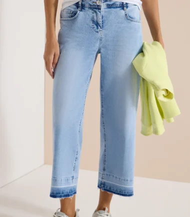 Cecil 7/8 Wide Leg Jeans in Loose Fit
