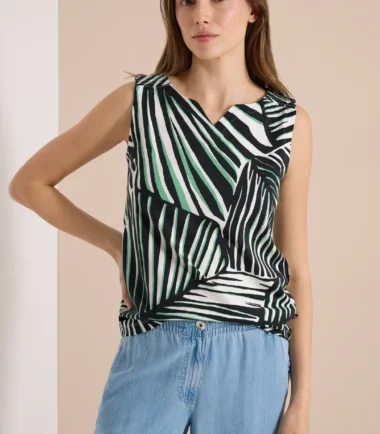 Cecil Jersey top with graphic print