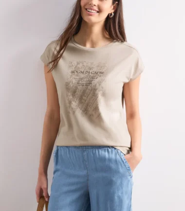 Street one beige T-shirt