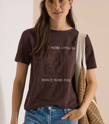 Cecil brown logo T-shirt