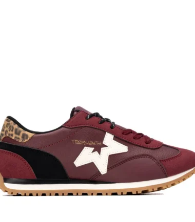 TEDDY SMITH (Black and wine trainers)