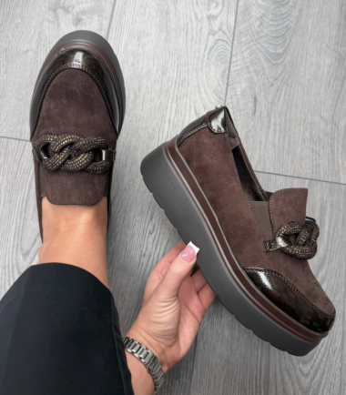 Zanni & Co. Brown wedge Loafers