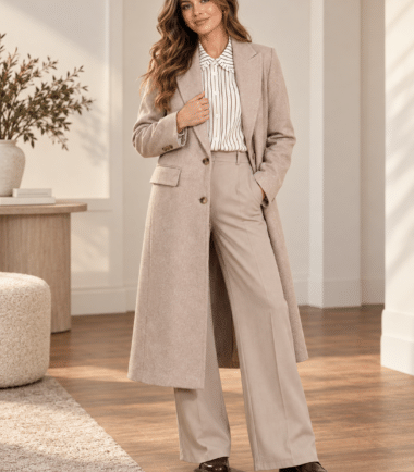 Rant & Rave Olivia Coat in Biscuit
