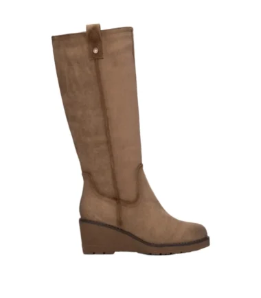 Refresh beige suede  knee boots