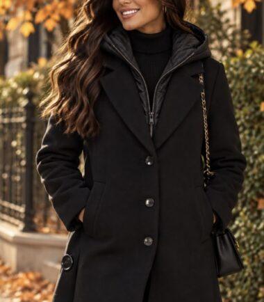 Street one black coat